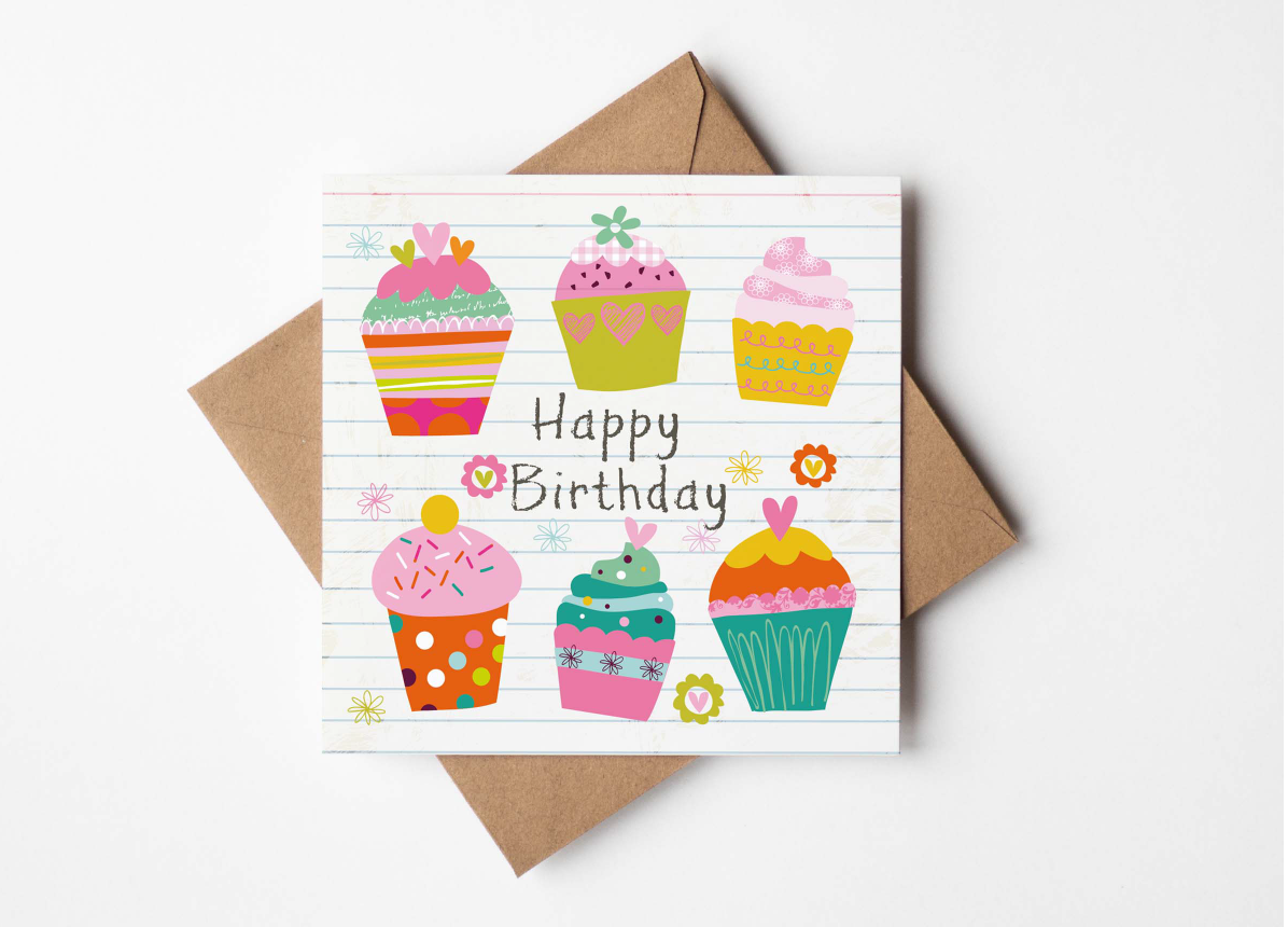Penblwydd hapus  / Happy Birthday cupcake